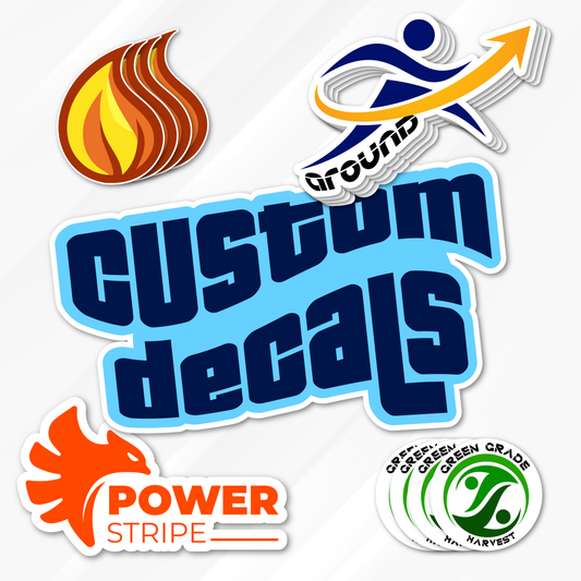 Custom Die-Cut, Kiss Cut Stickers Labels Logo in Bulk for Business, Events, Marketing, Products